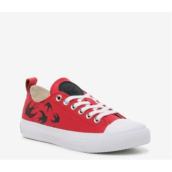 Alexander McQueen MCQ Canvas Sneaker in Red - Picture 1 of 11